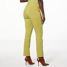"As Is" Nina Leonard Millennium Tummy-Smoothing Ankle Pant