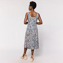 "As Is" Nina Leonard Sleeveless Scoop-Neck A-Line Dress