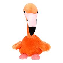 "As Is" Odyssey Toys Animatronic PlayWithMePlush Flamingo