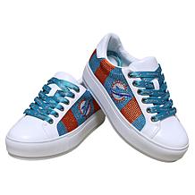 "As Is" Officially Licensed NFL Lace-Up Sparkle Sneaker by Cuce Sho...