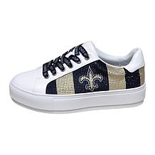 "As Is" Officially Licensed NFL Lace-Up Sparkle Sneaker by Cuce Sho...