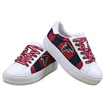 "As Is" Officially Licensed NFL Lace-Up Sparkle Sneaker by Cuce Sho...