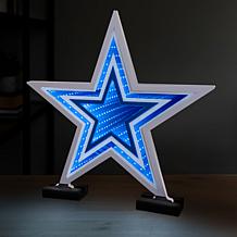 As Is Officially Licensed NFL LED Logo Infinity Light
