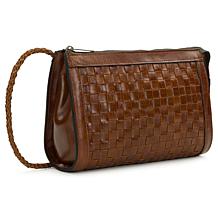 "As Is" Patricia Nash Civo Woven Leather Crossbody Bag