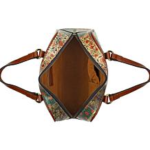 "As Is" Patricia Nash Dagali Satchel with Micro Hangoff