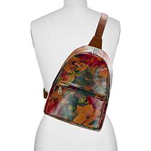 "As Is" Patricia Nash Ennis Leather Sling