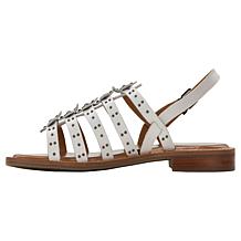 "As Is" Patricia Nash Erba Floral Caged Leather Sandal