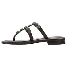 "As Is" Patricia Nash Fiorella Leather Thong Sandal