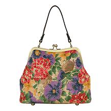 "As Is" Patricia Nash Laureana Leather or Canvas Frame Satchel