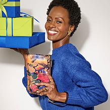 "As Is" Patricia Nash Laurina Leather Crossbody with Wristlet Strap