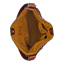 "As Is" Patricia Nash Lyana Leather Slouchy Shoulder Bag
