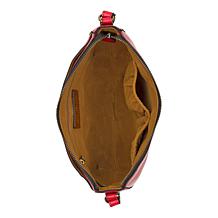 "As Is" Patricia Nash Melanie Leather Crescent Hobo Crossbody Bag
