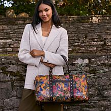 "As Is" Patricia Nash Milano Leather Weekender Bag