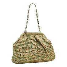 "As Is" Patricia Nash Morgane Frame Woven Crossbody