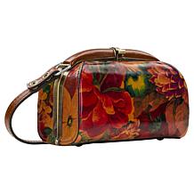 "As Is" Patricia Nash Pilzone Leather Frame Crossbody Bag