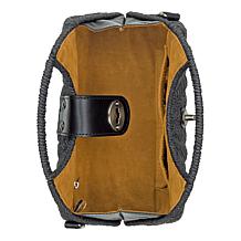 "As Is" Patricia Nash Sarakino Straw Handbag with Scarf