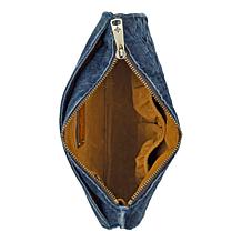 "As Is" Patricia Nash Yvette Denim Clutch Crossbody Bag