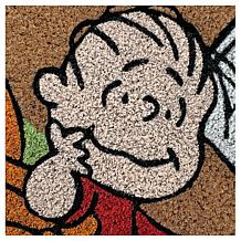 "As Is" Peanuts Linus Harvest Coir Doormat