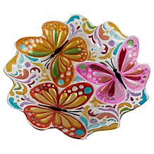 "As Is" Plow and Hearth Glass Bird Bath