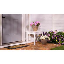 "As Is" Plow & Hearth Leaf Embossed 9 Planters - Set of 2