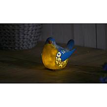 "As Is" Plow and Hearth Solar Resin Bird Garden Decor