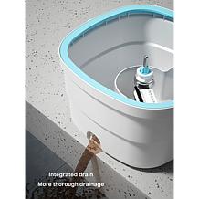 "As Is" Professor Amos Mighty Mop with Spin, Scrub and Rinse Design