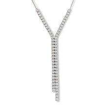 "As Is" Radiance by Absolute™ 11.3ctw Simltd Diamnd Dble Lariat Ncklce