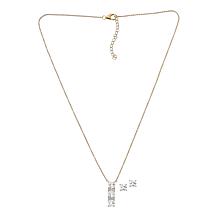 "As Is" Radiance by Absolute™ 3-Stone Pendant & Solitaire Earrings Set