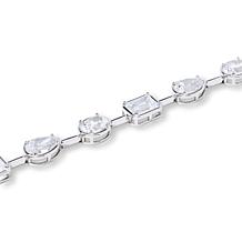 "As Is" Radiance by Absolute™ Mixed Cut Bezel-Set Tennis Bracelet