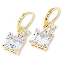 "As Is" Radiance by Absolute™ Simulated Diamond Double Drop Earrings