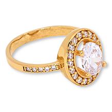"As Is" Radiance by Absolute™ x Katharine McPhee 2.60ct Oval Halo Ring