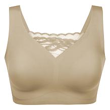 "As Is" Rhonda Shear 2-pack Body Bra with Lace Inset