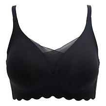 "As Is" Rhonda Shear 2-pack Gel Bra with Scalloped Edge Detail