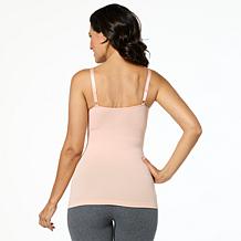 "As Is" Rhonda Shear "Ahh" Seamless Tank with Lace Inset and Remova...