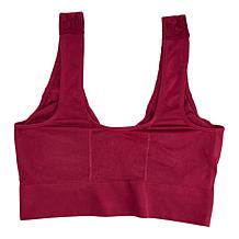 "As Is" Rhonda Shear Seamless Underwire Bra with Lace Sling