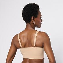 "As Is" Rhonda Shear Squareneck Scalloped Gel Bra