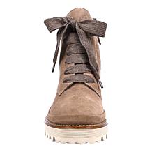 "As Is" Ron White Eris Ultralight Suede Lace-Up Ankle Boot