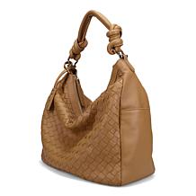 "As Is" Ron White Fairmont Woven Nappa Leather Hobo