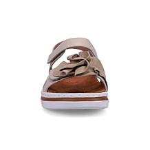 "As Is" Ron White Francis Leather Footbed Sandal