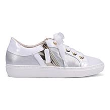 "As Is" Ron White Ophelia Leather Footbed Sneaker