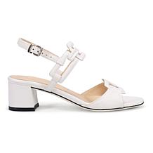 "As Is" Ron White Tristan Lthr Heeled Sndal w All-Day Heels® Tchnology