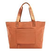 "As Is" Samantha Brown Reversible Solid/Print Tote Bag