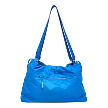 "As Is" Samantha Brown Sleek Drawstring Crossbody Bag