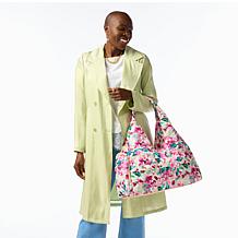 "As Is" Samantha Brown To-Go Quilted Travel Hobo with Crossbody