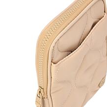 "As Is" Samantha Brown To-Go Quilted Travel Hobo with Crossbody