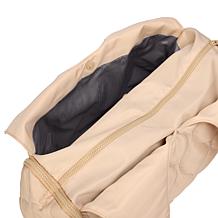 "As Is" Samantha Brown To-Go Quilted Travel Hobo with Crossbody
