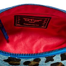 "As Is" Sharif Legacy Haircalf & Croco-Embossed Leather Barrel Cros...