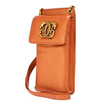 "As Is" Sharif Legacy Pearlized Leather Crossbody Bag