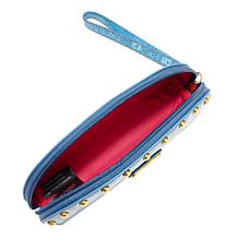 "As Is" Sharif Legacy Ring Lizard Domed Wristlet Pouchette