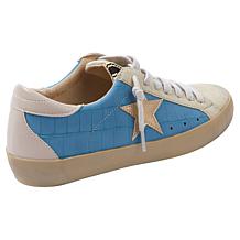 "As Is" SHUSHOP PAMELA Croc-Embossed Everyday Star Sneaker